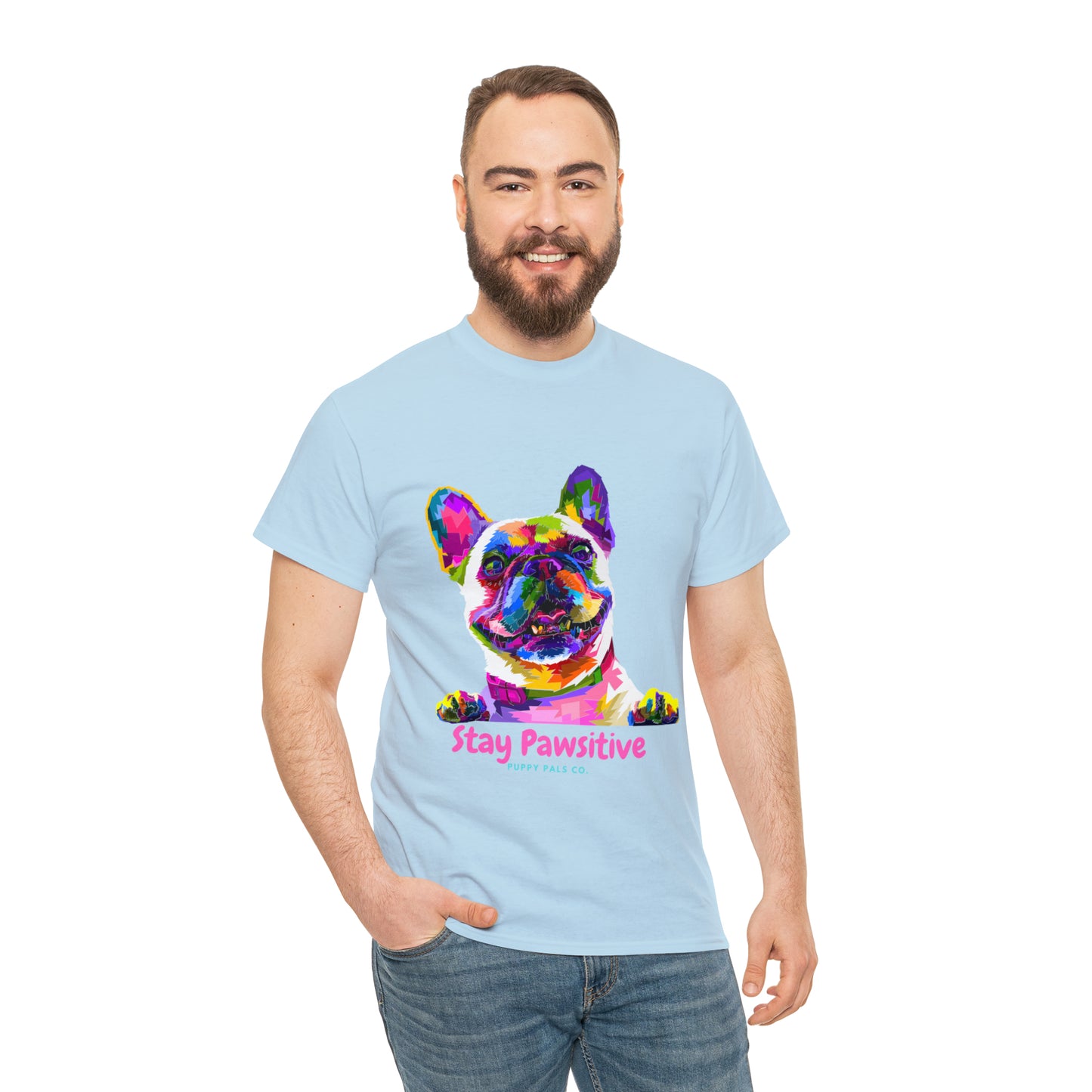 Stay Pawsitive Tee Shirt