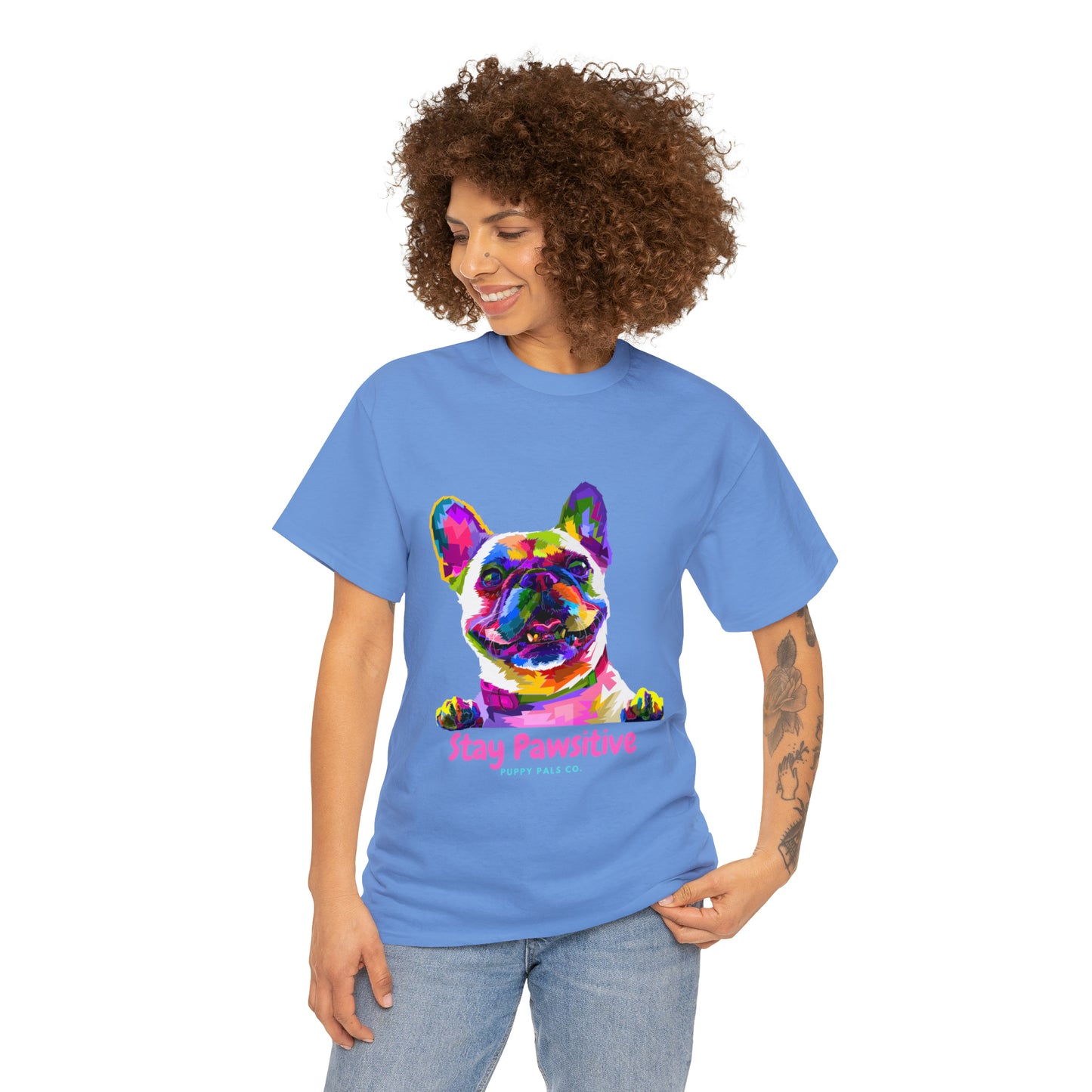 Stay Pawsitive Tee Shirt