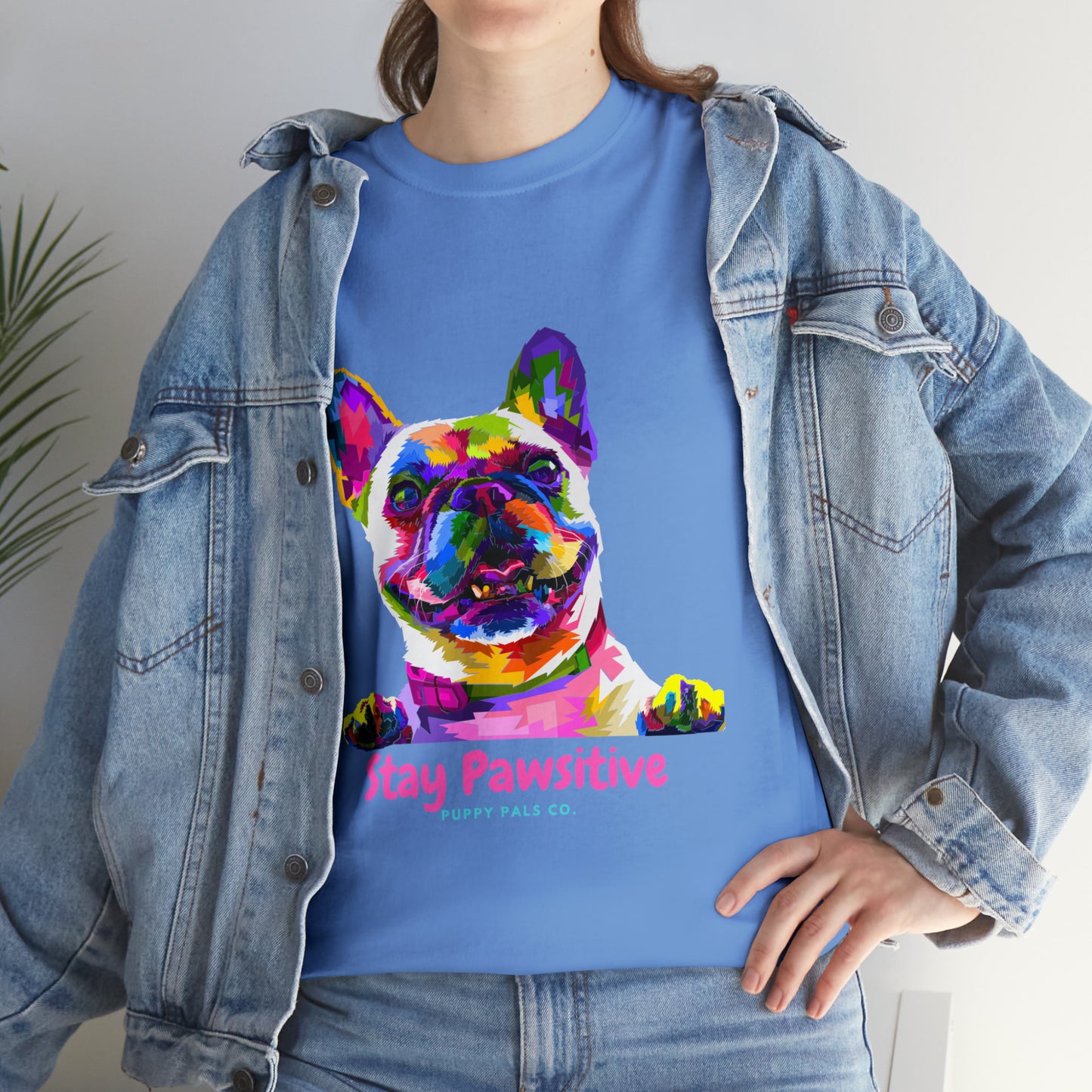 Stay Pawsitive Tee Shirt