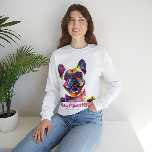 Stay Pawsitive Crewneck Sweatshirt