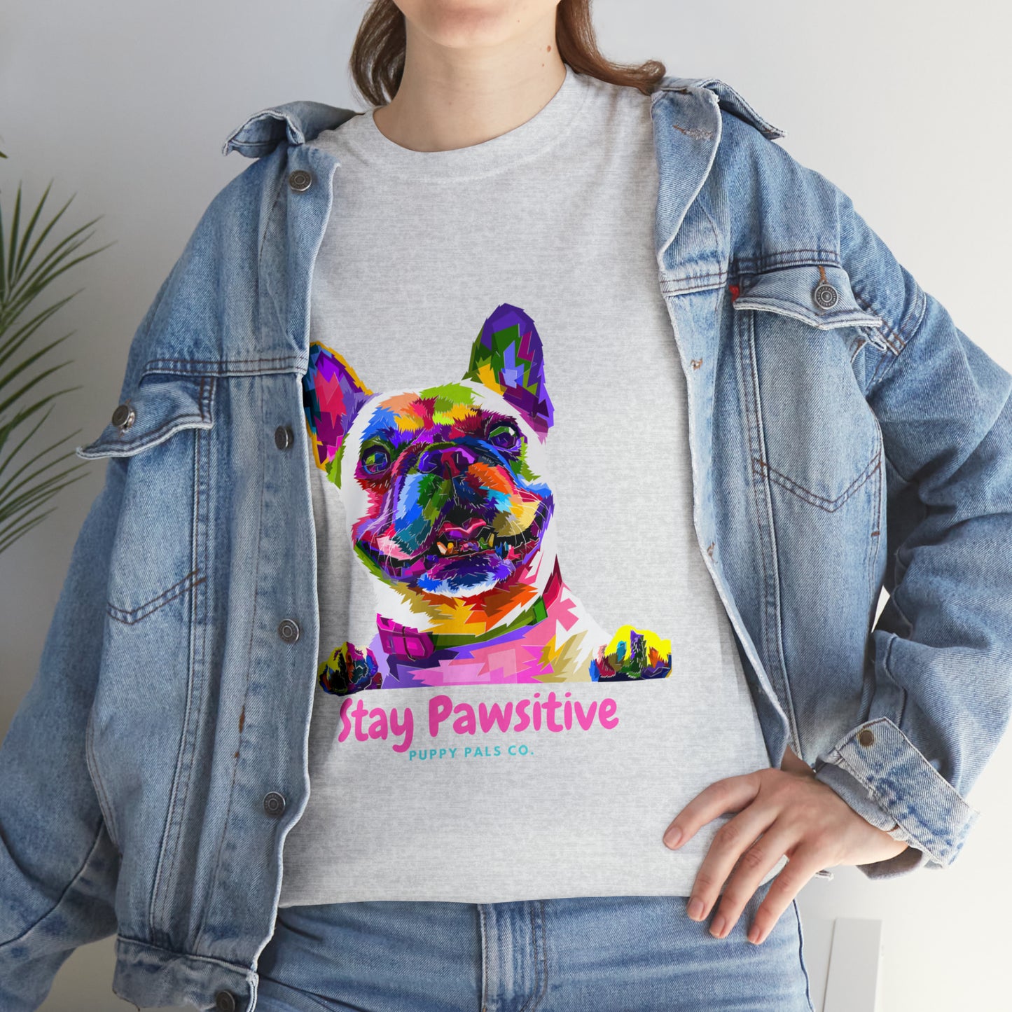 Stay Pawsitive Tee Shirt