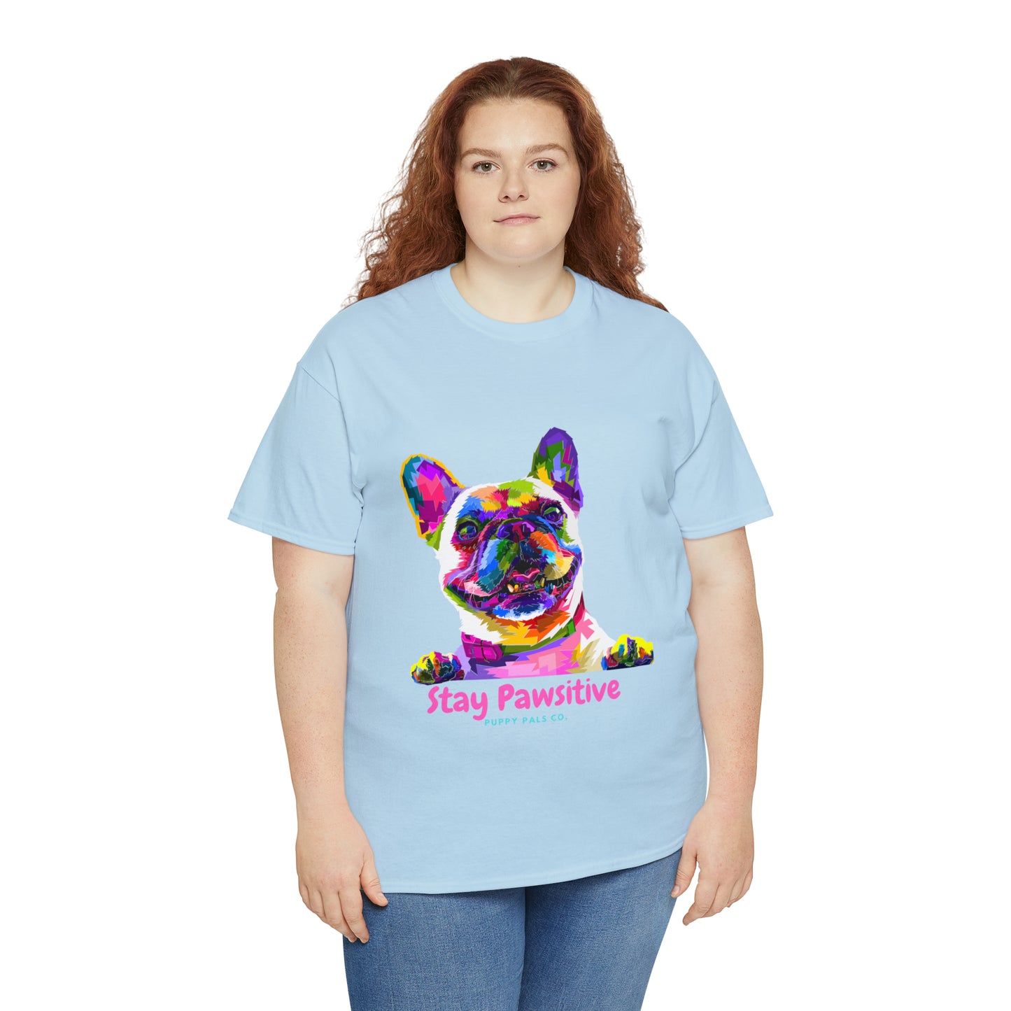 Stay Pawsitive Tee Shirt