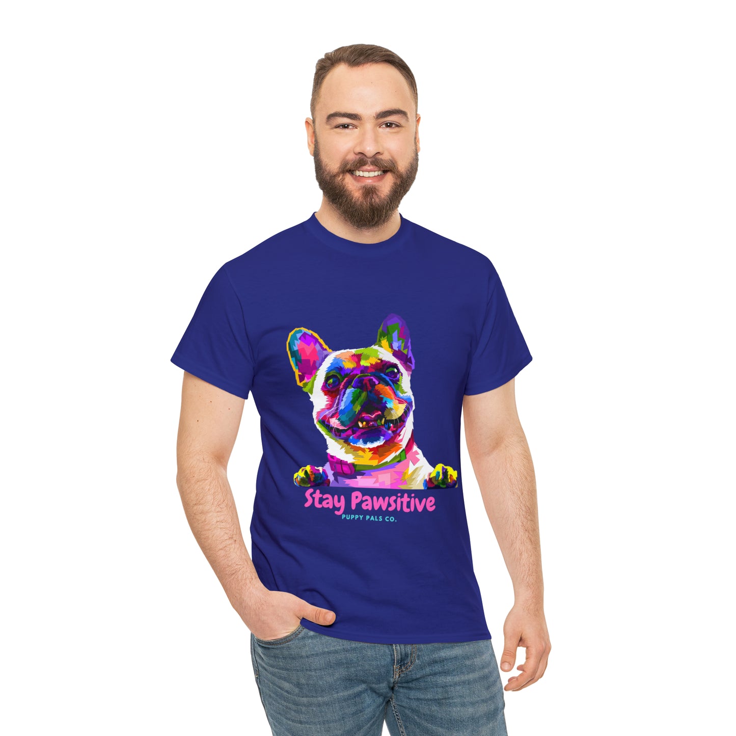 Stay Pawsitive Tee Shirt