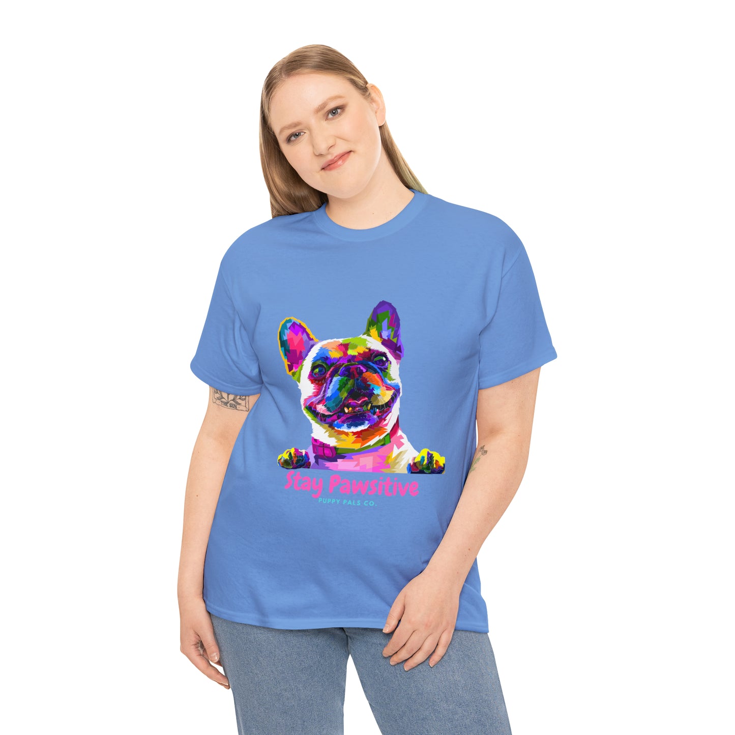Stay Pawsitive Tee Shirt