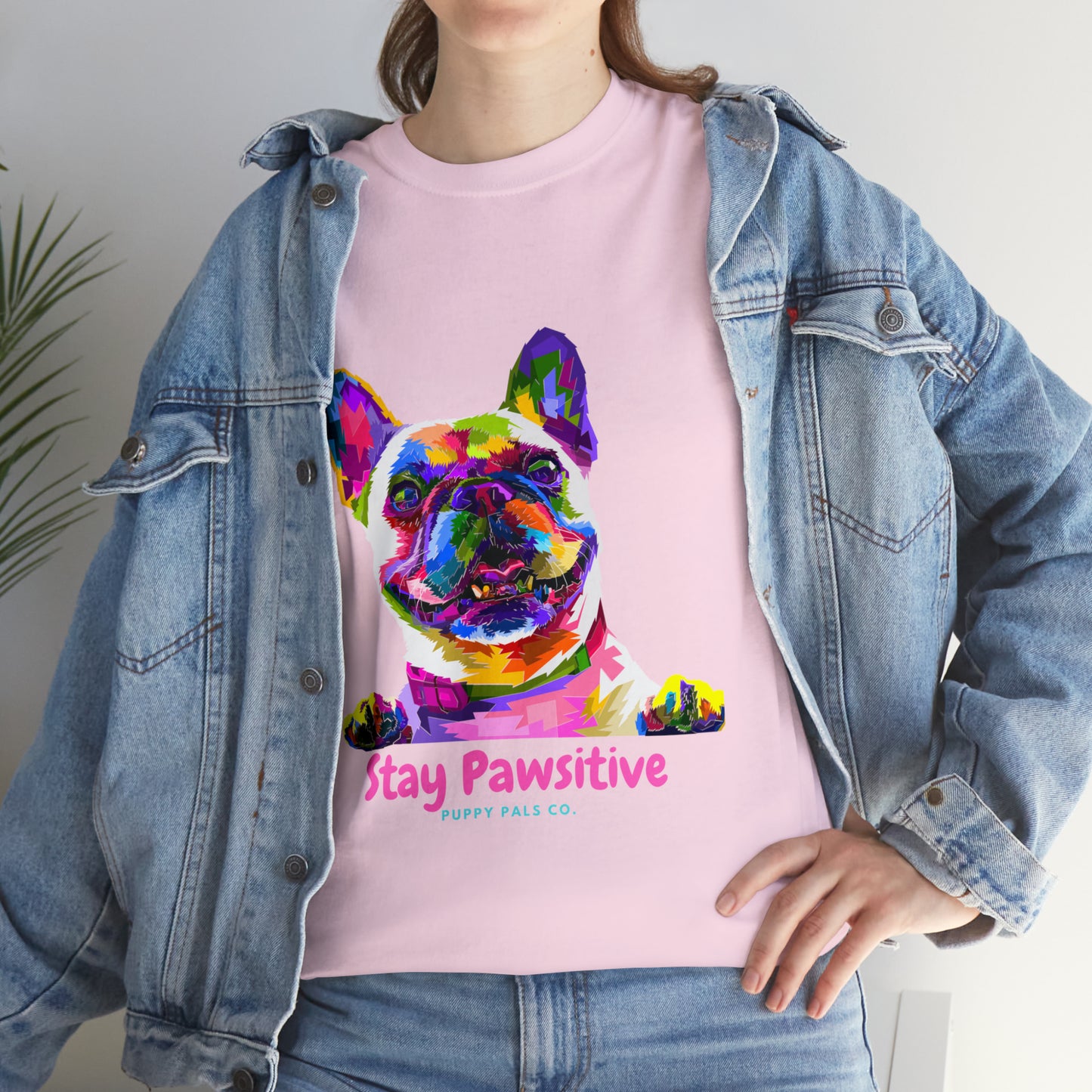 Stay Pawsitive Tee Shirt