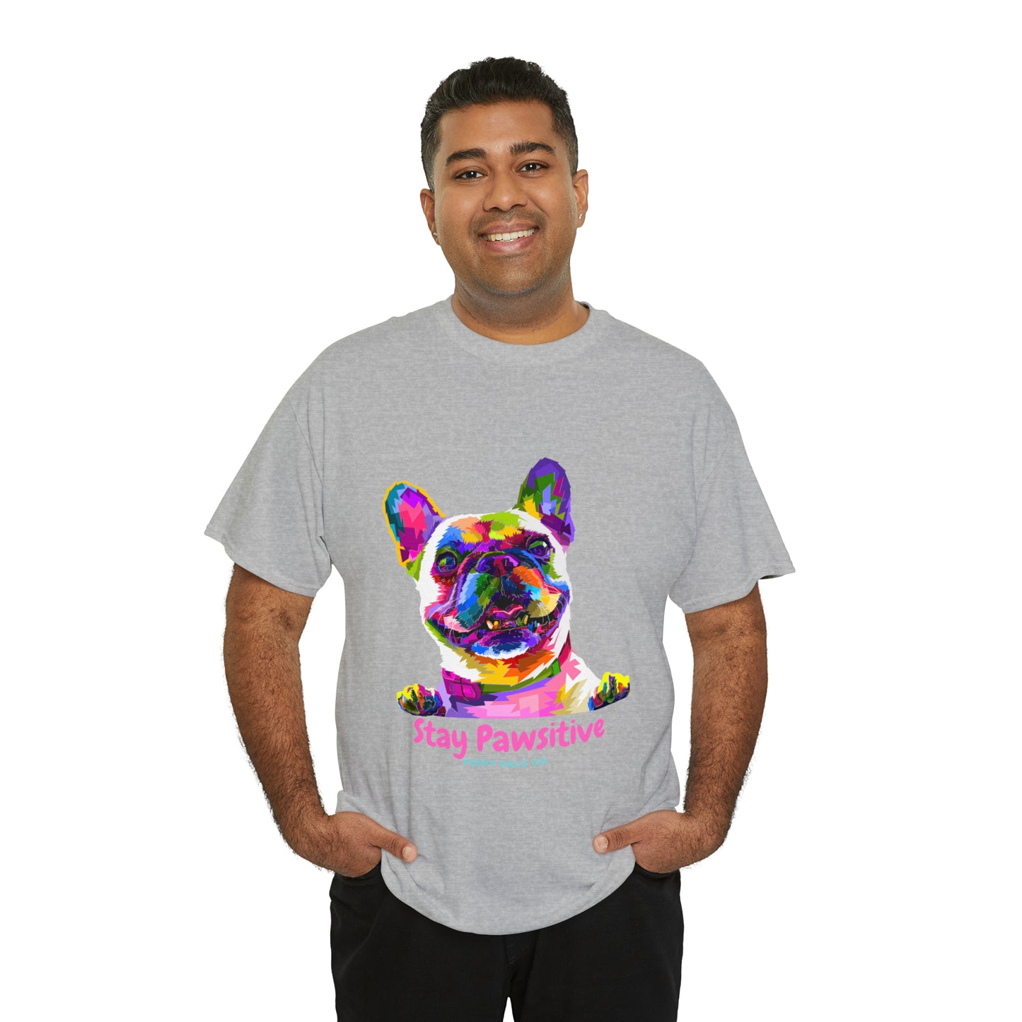 Stay Pawsitive Tee Shirt
