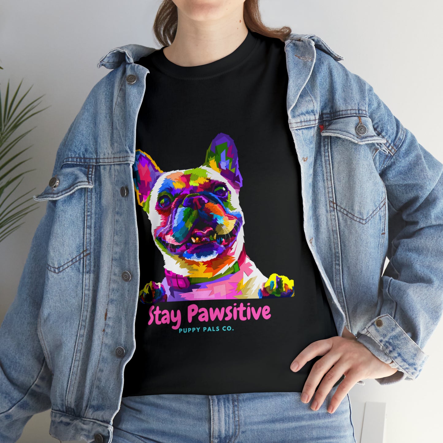 Stay Pawsitive Tee Shirt