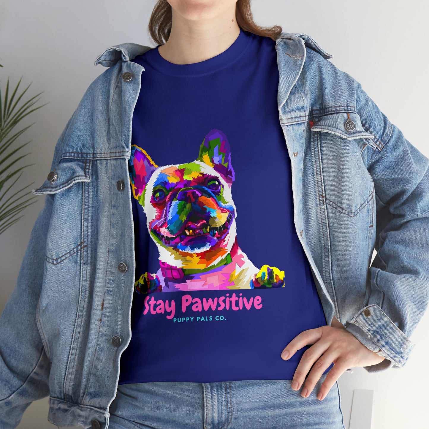 Stay Pawsitive Tee Shirt