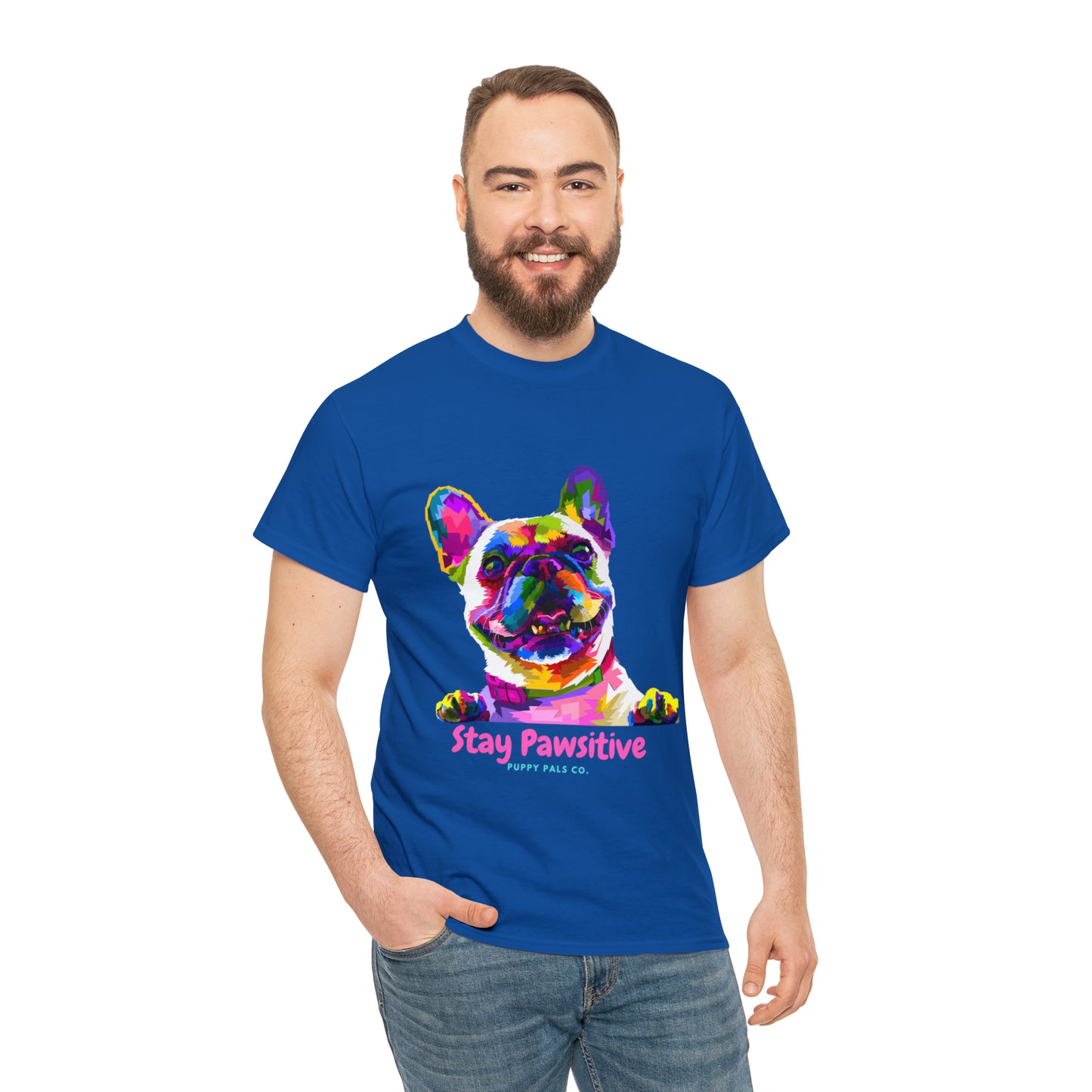 Stay Pawsitive Tee Shirt