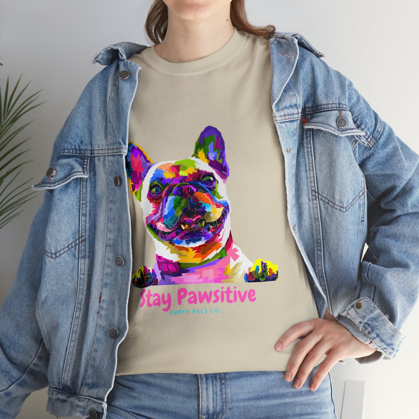 Stay Pawsitive Tee Shirt