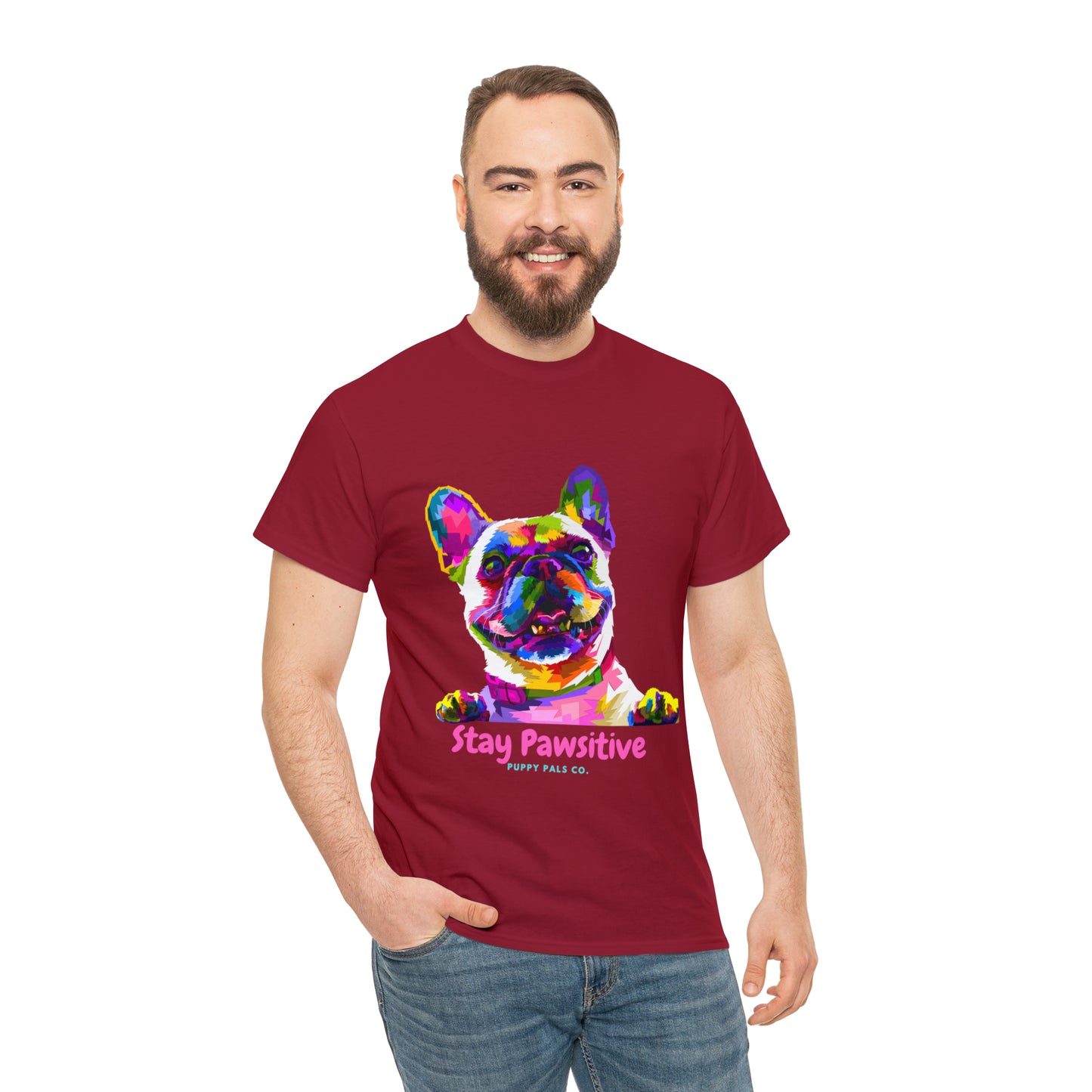 Stay Pawsitive Tee Shirt