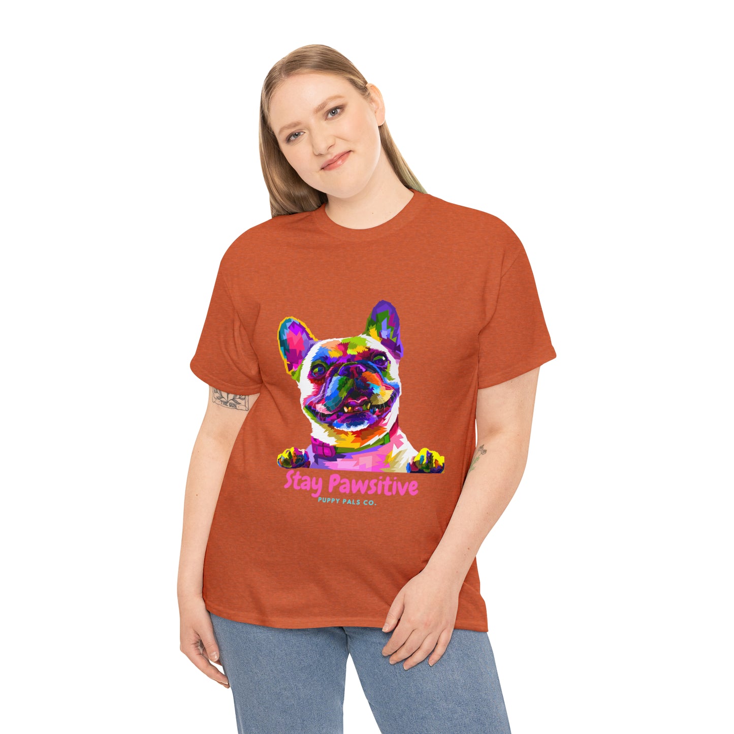 Stay Pawsitive Tee Shirt
