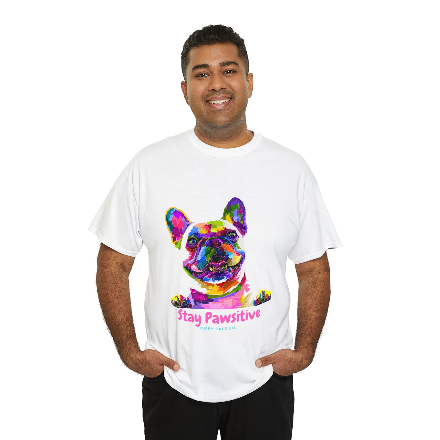 Stay Pawsitive Tee Shirt