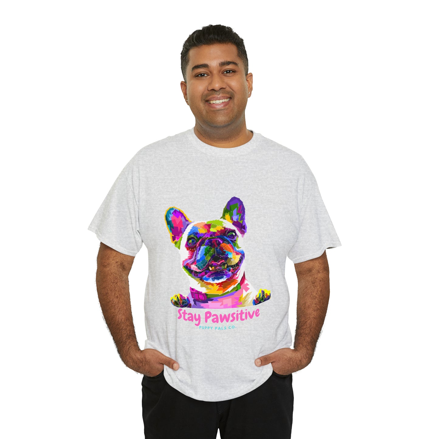 Stay Pawsitive Tee Shirt