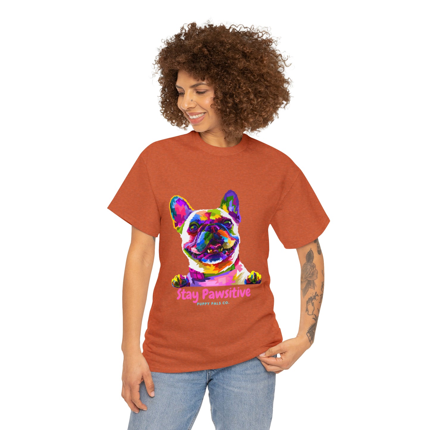 Stay Pawsitive Tee Shirt