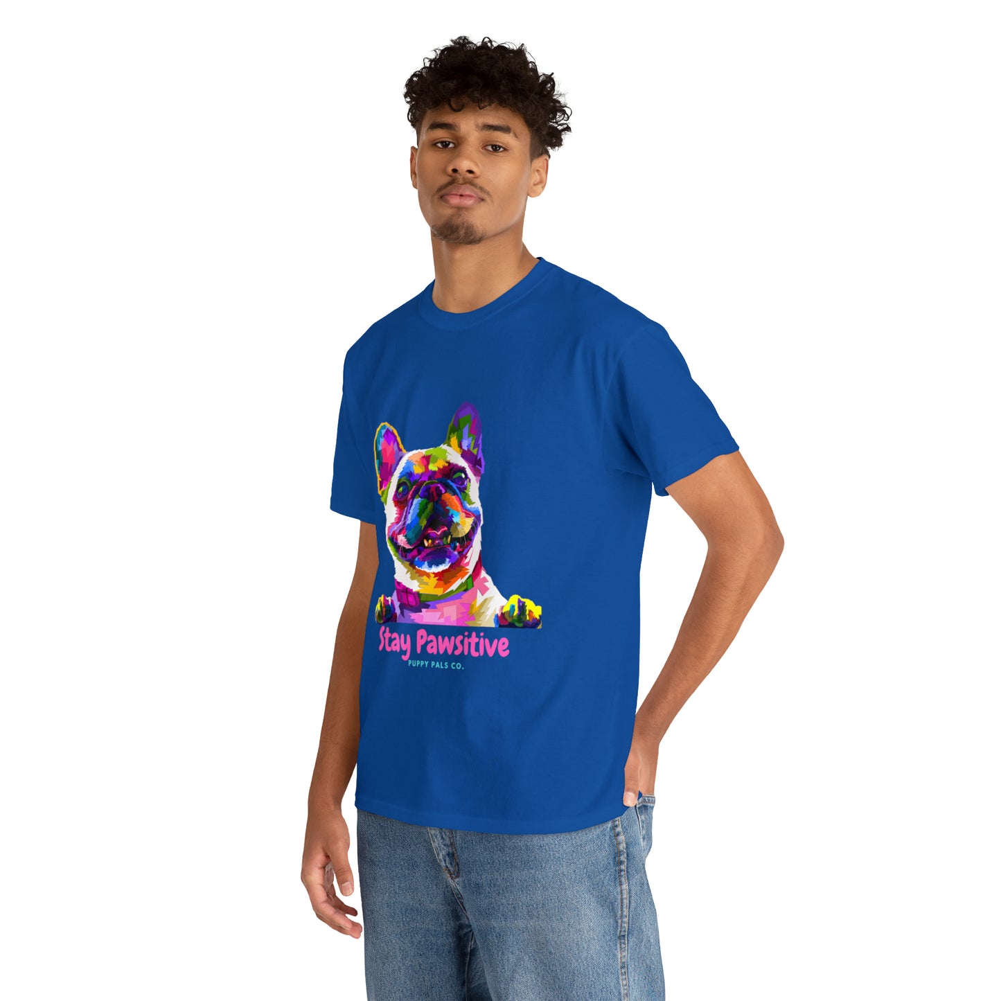 Stay Pawsitive Tee Shirt