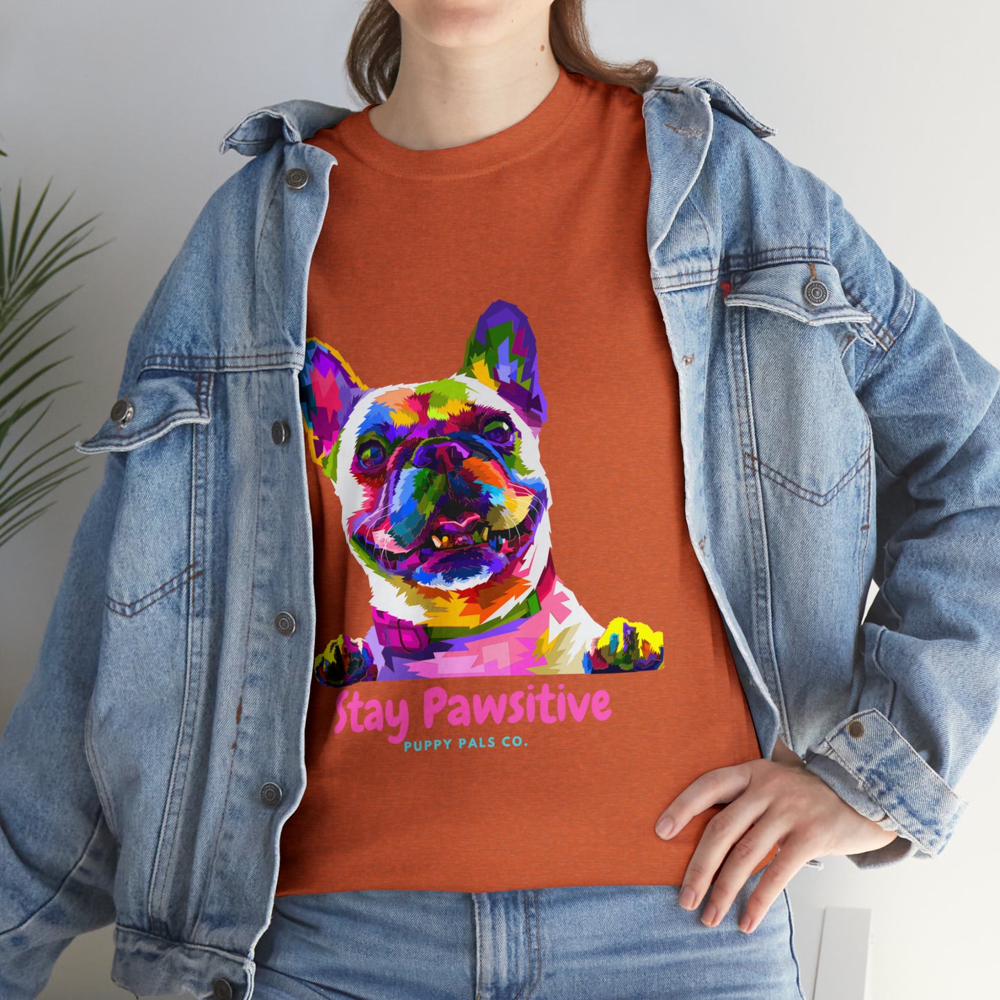 Stay Pawsitive Tee Shirt