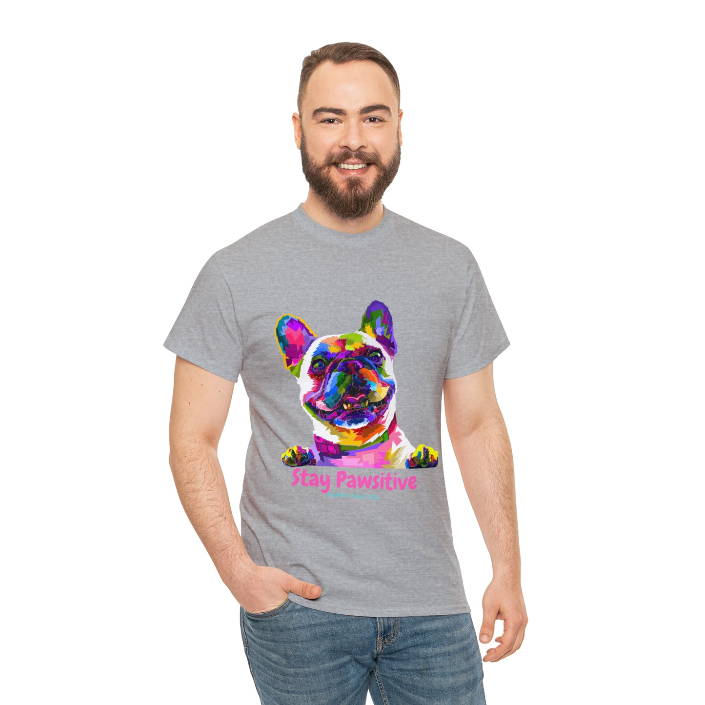 Stay Pawsitive Tee Shirt