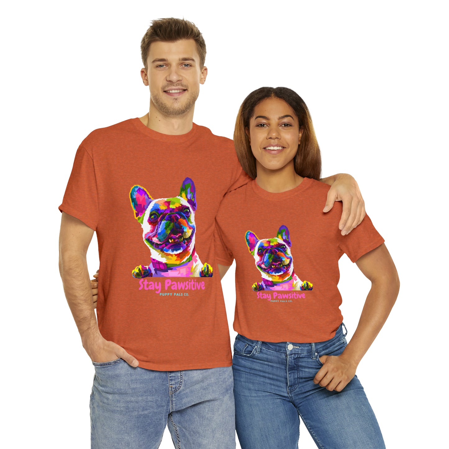 Stay Pawsitive Tee Shirt
