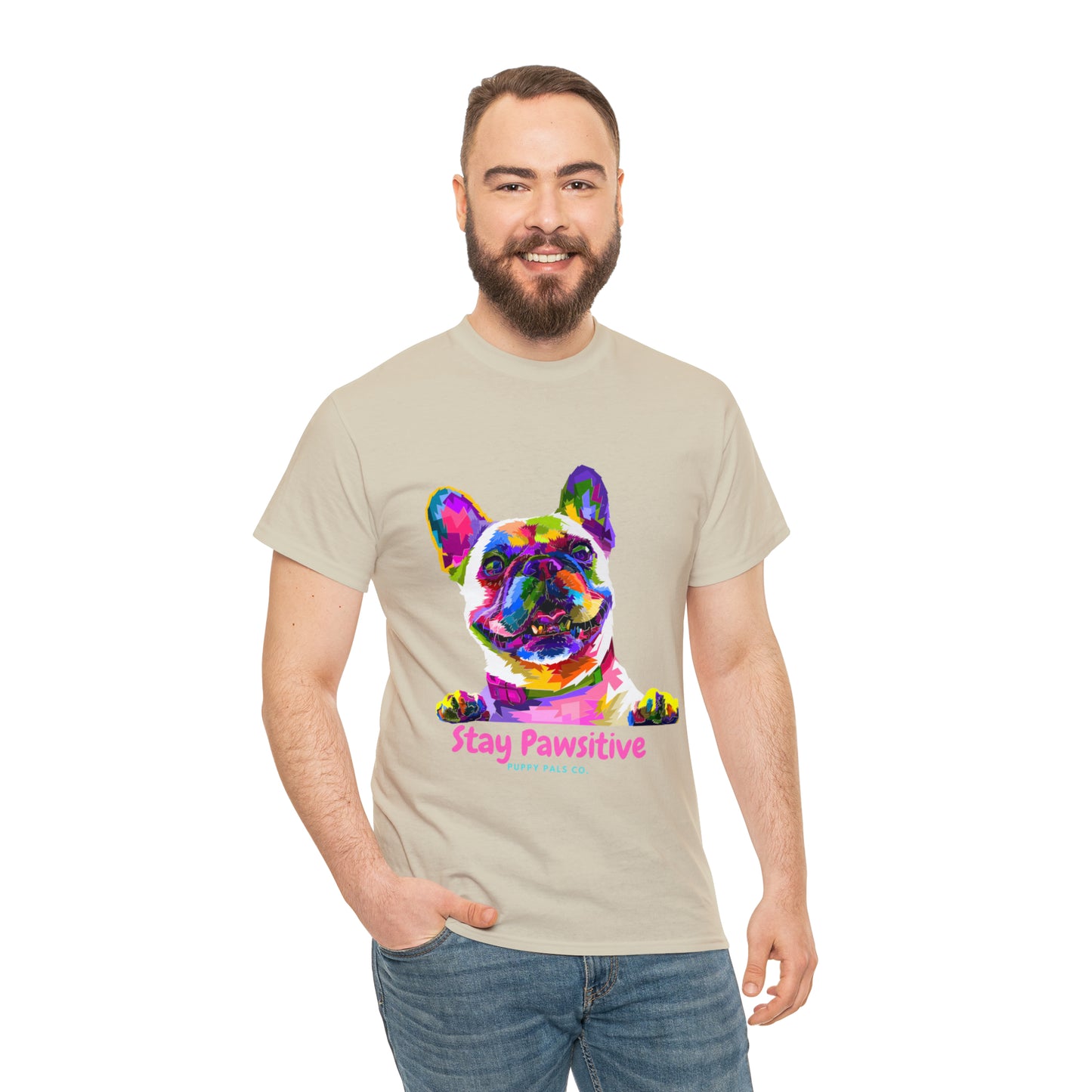 Stay Pawsitive Tee Shirt