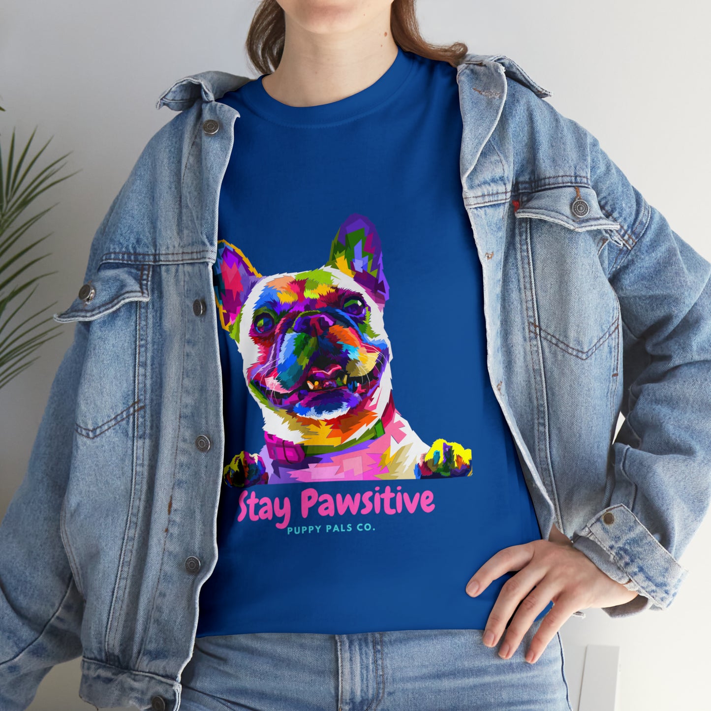 Stay Pawsitive Tee Shirt