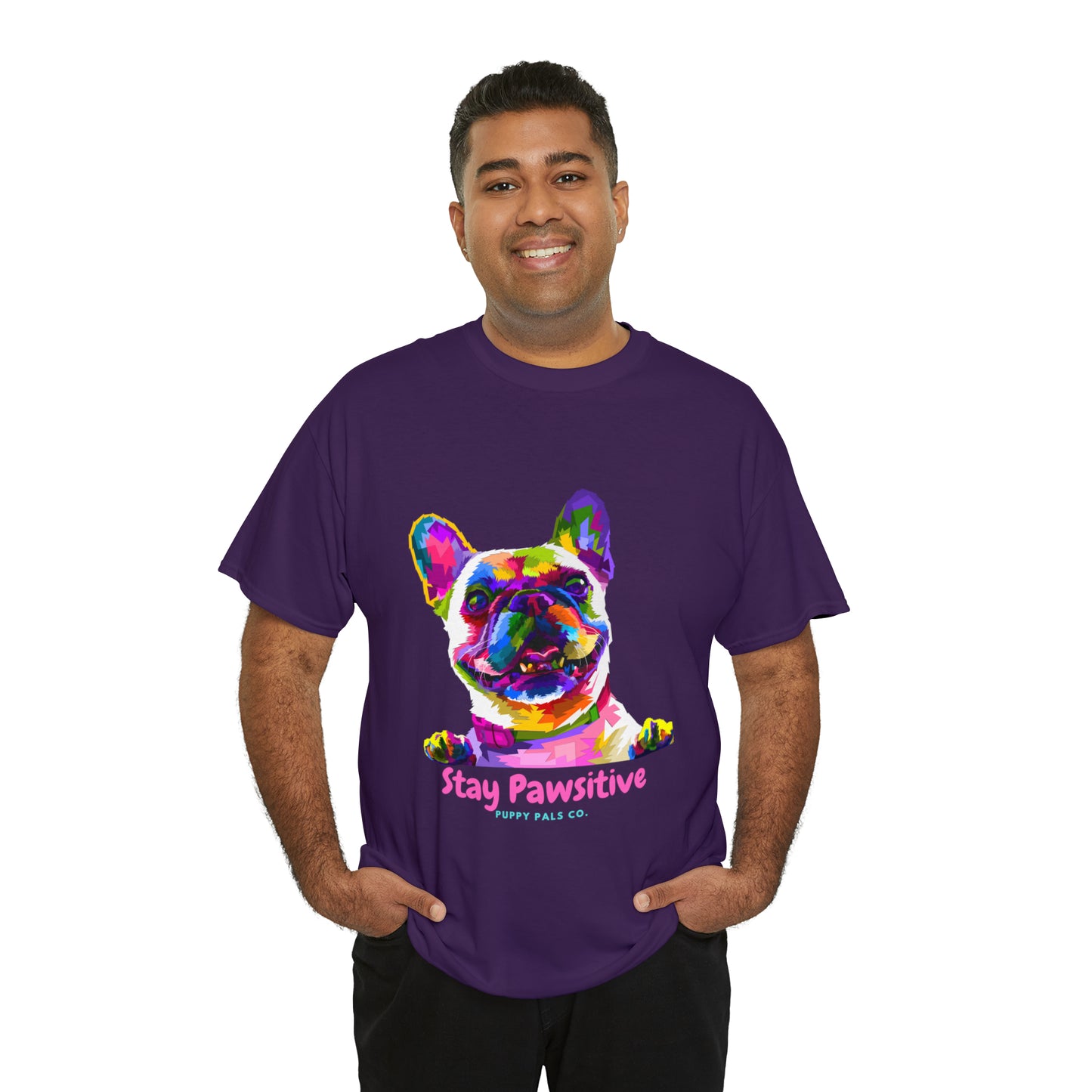 Stay Pawsitive Tee Shirt
