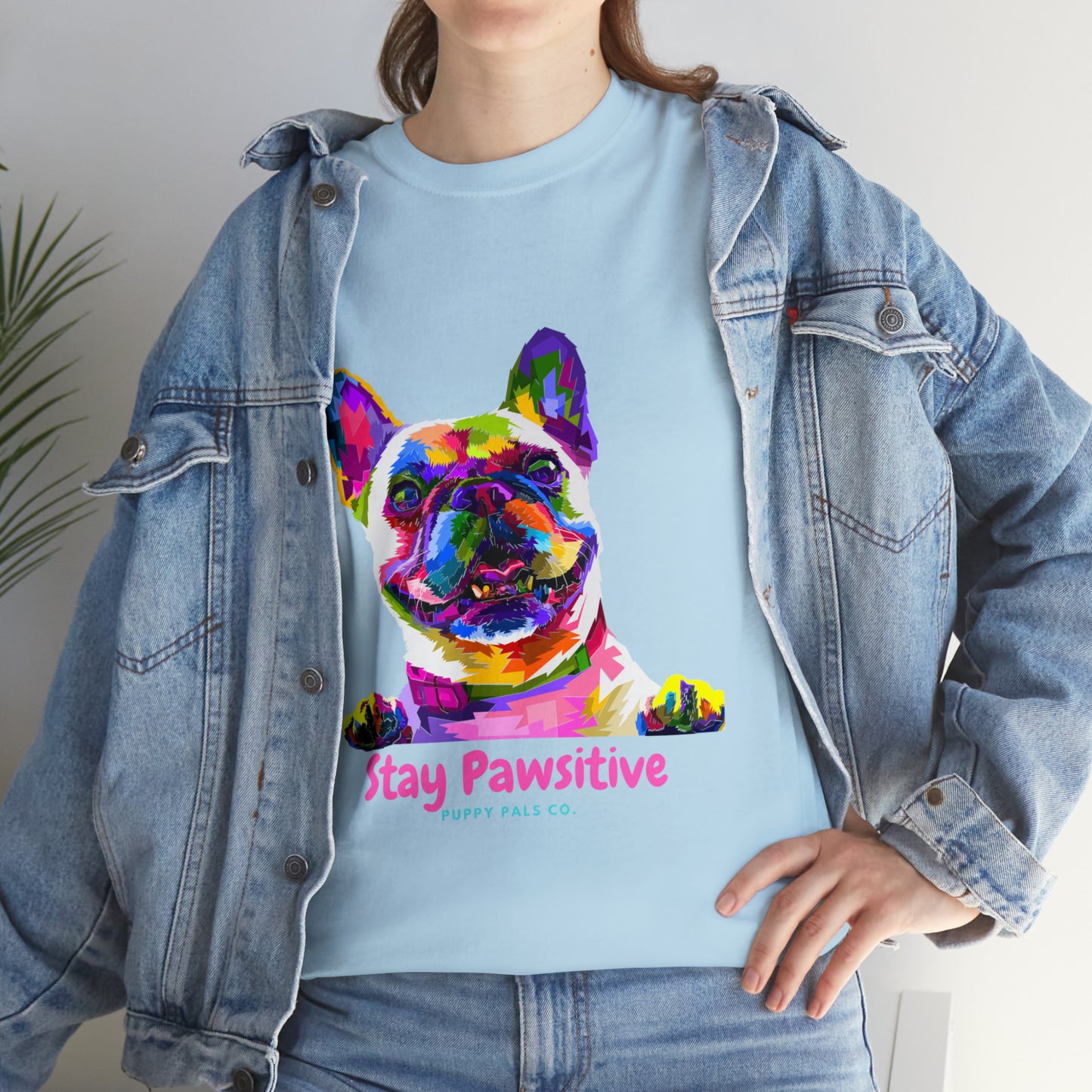 Stay Pawsitive Tee Shirt