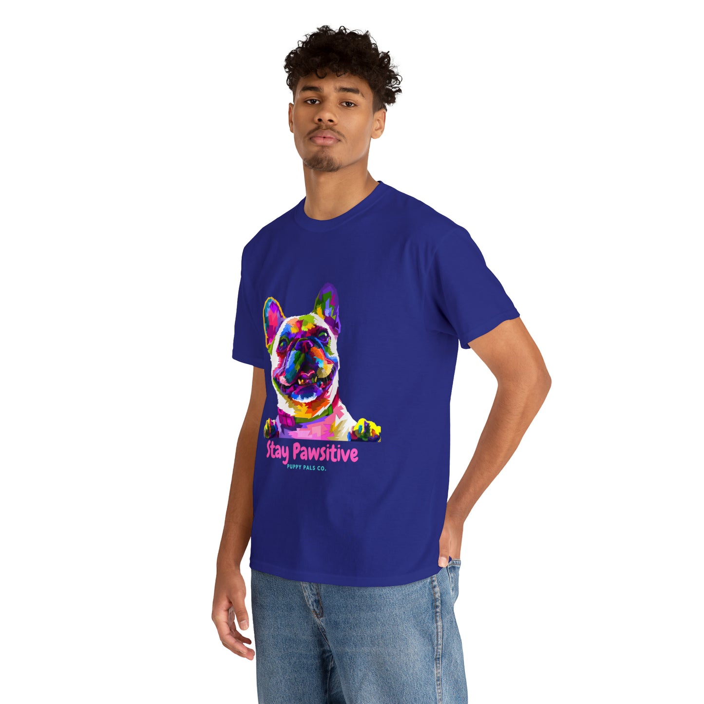 Stay Pawsitive Tee Shirt