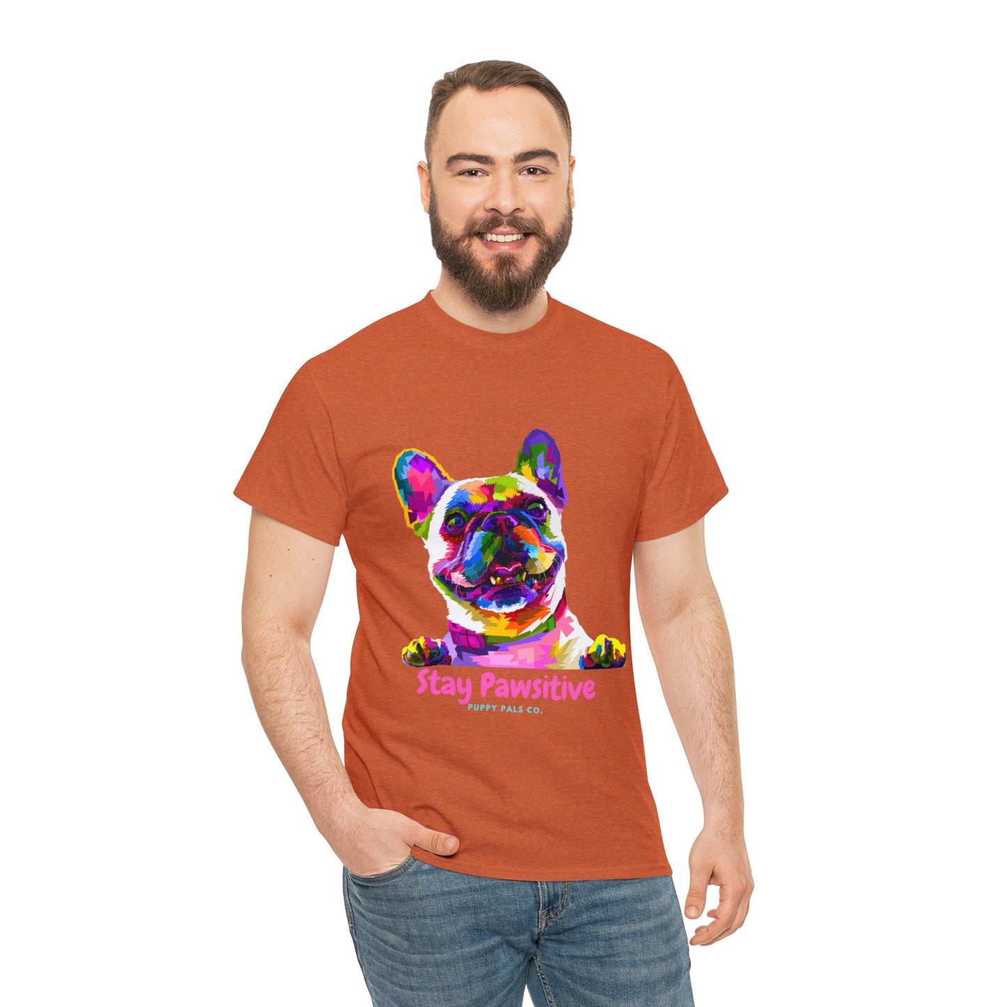 Stay Pawsitive Tee Shirt