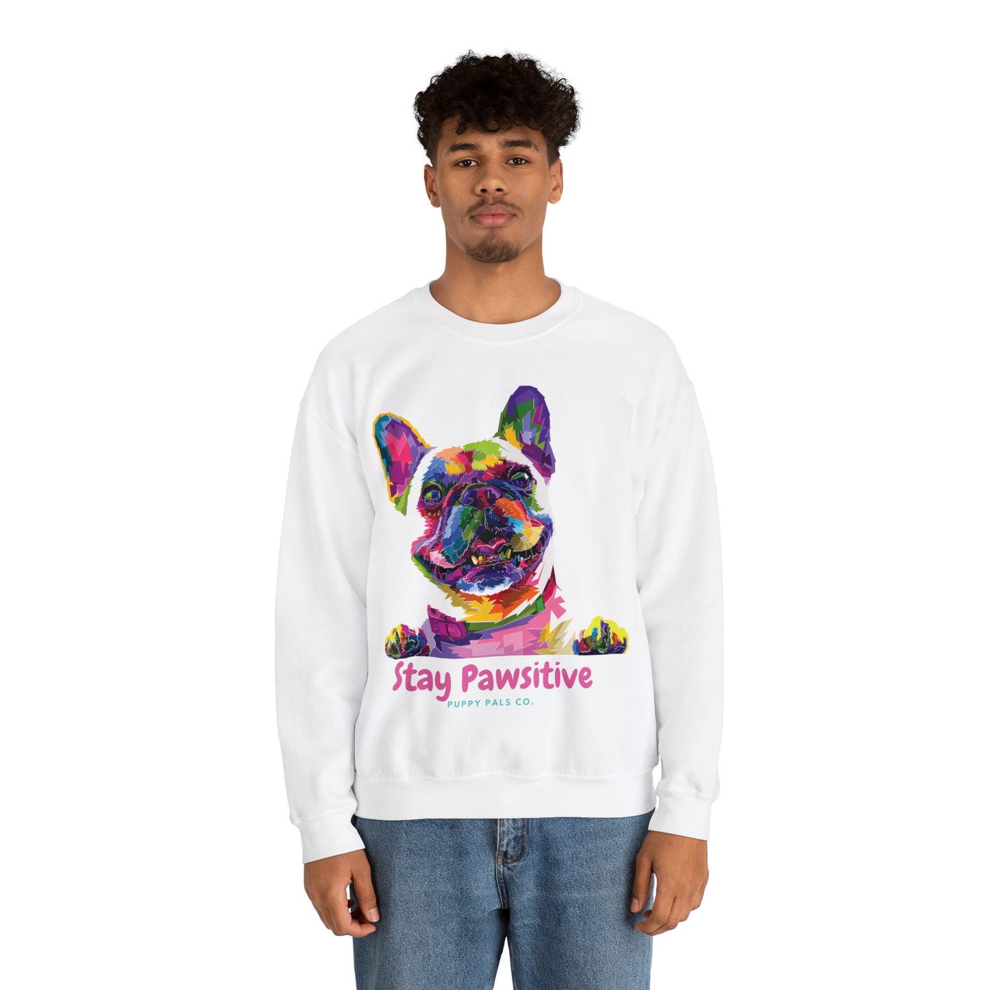 Stay Pawsitive Crewneck Sweatshirt